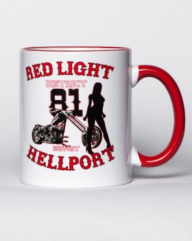 Cup : RED LIGHT DISTRICT |  Red/White